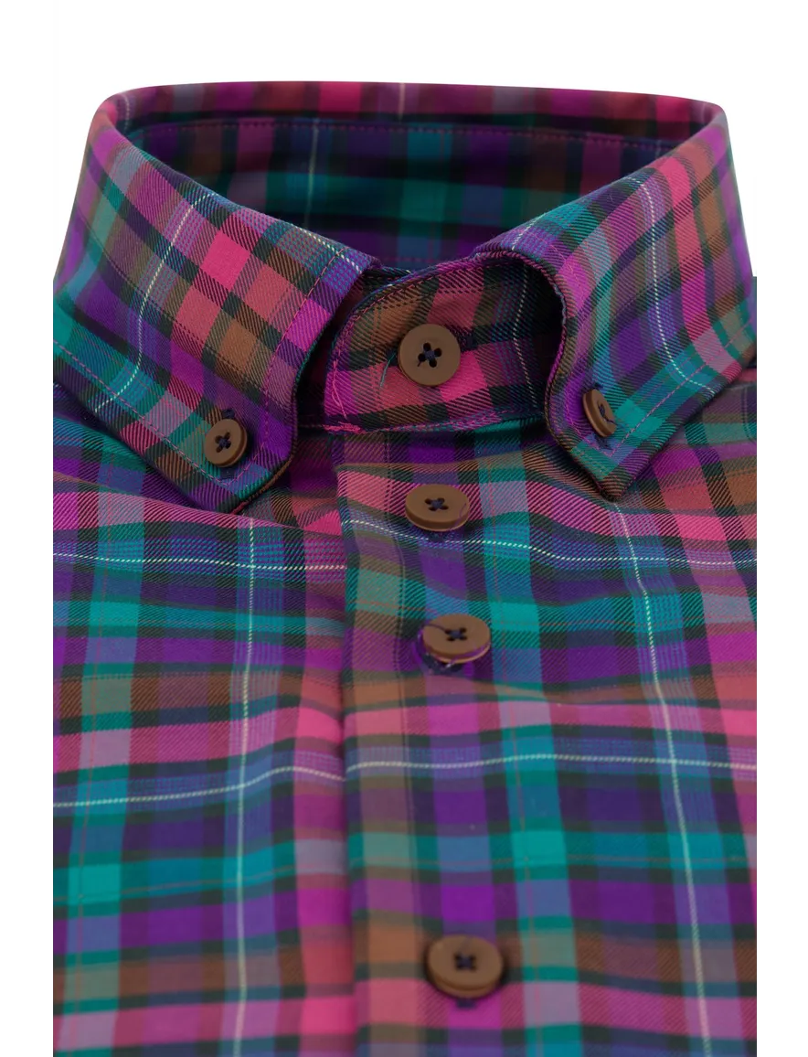 Portofino overhemd multicolor regular fit
