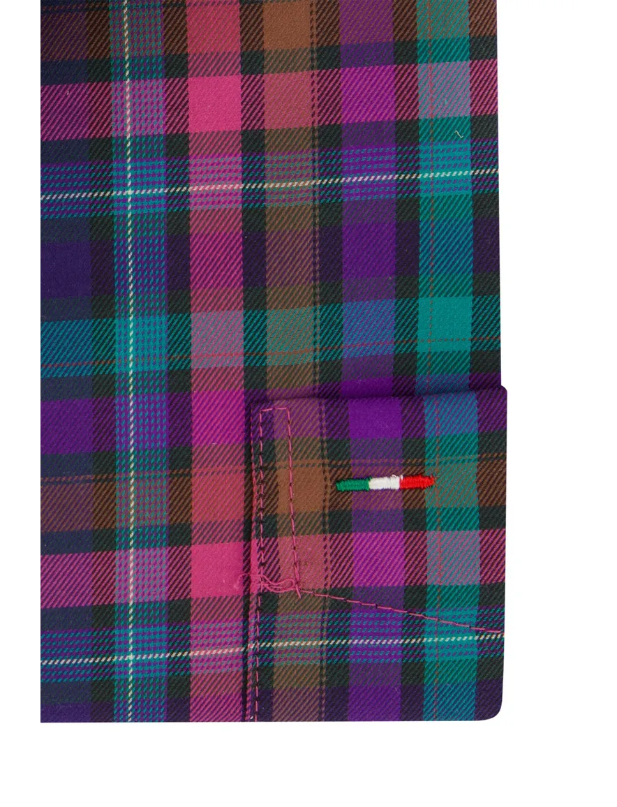 Portofino overhemd multicolor regular fit