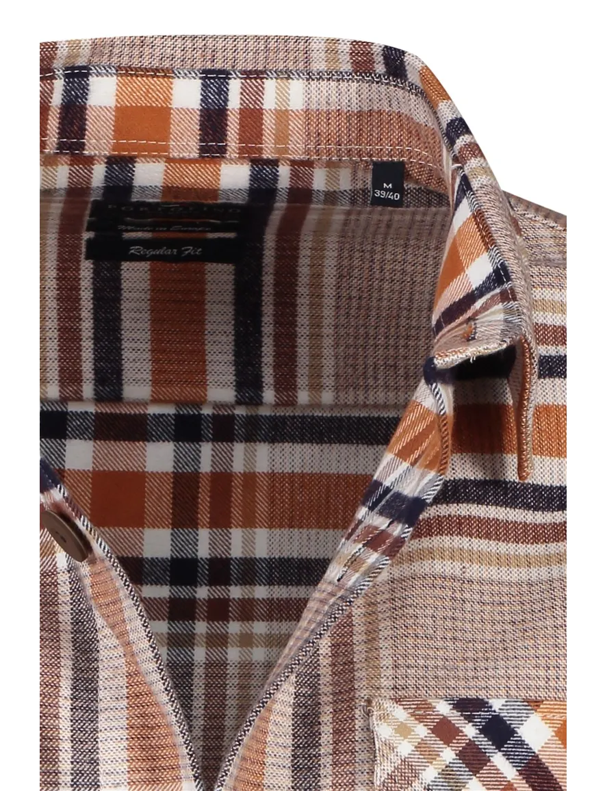 Portofino Regular Fit Overshirt oranje