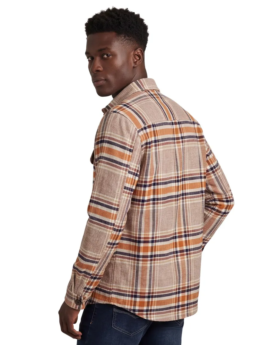 Portofino Regular Fit Overshirt oranje
