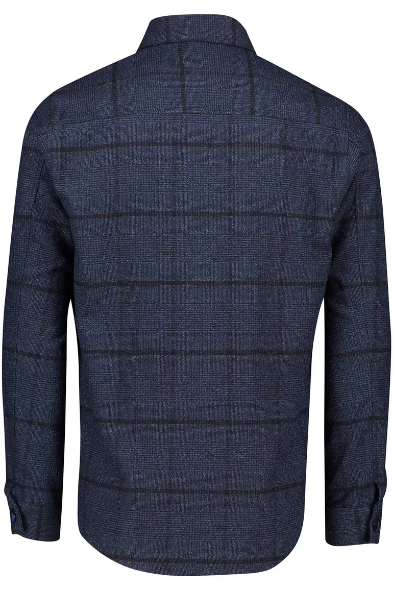 Portofino overshirt donkerblauw regular fit