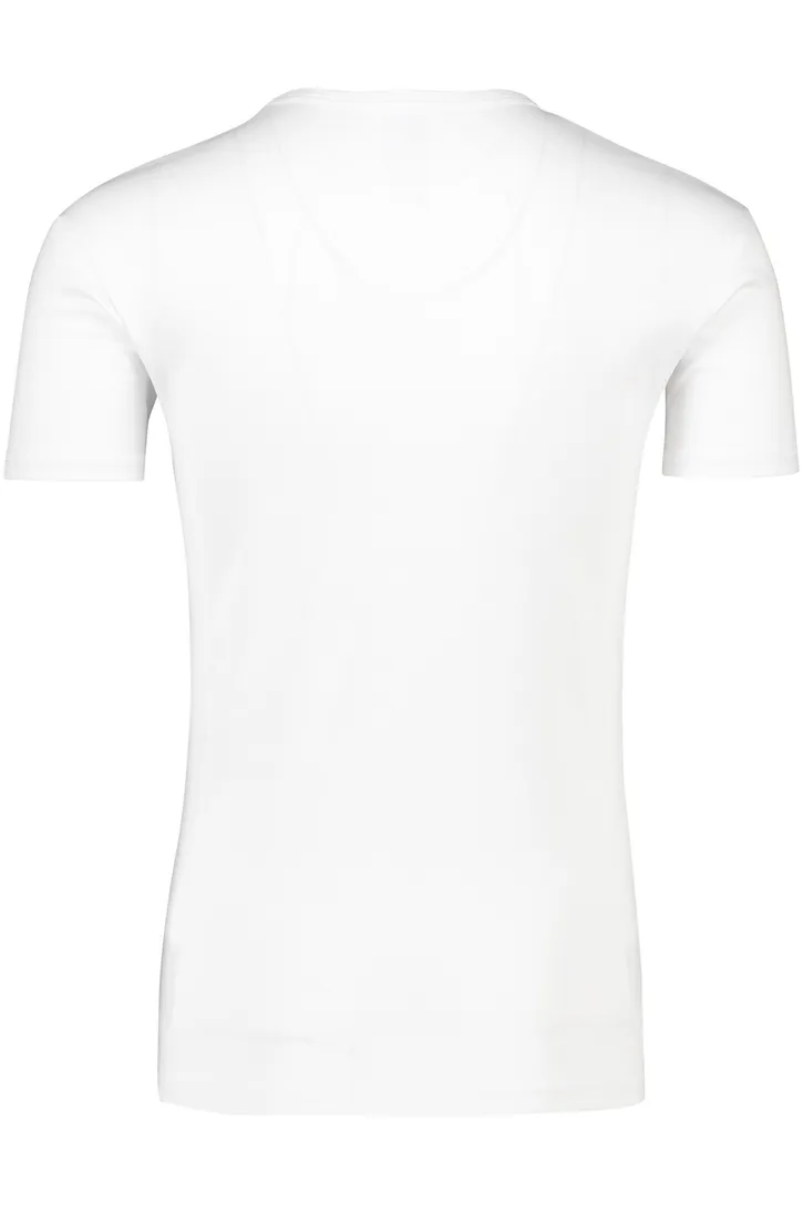 Alan Red katoenen t-shirt wit slim fit ronde hals