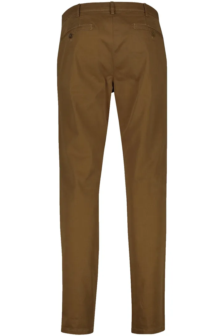 Katoenen Meyer broek Roma regular fit bruin