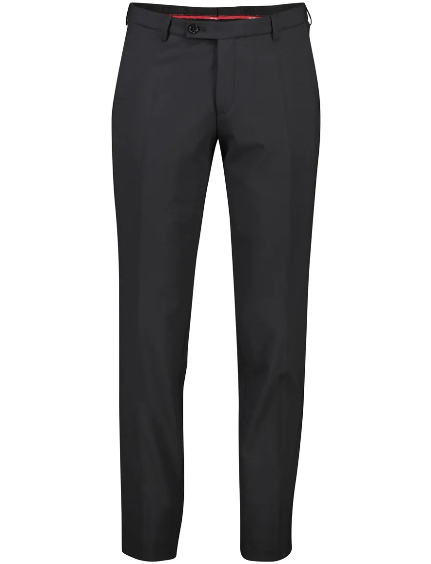 Club of Gents pantalon zwart effen slim fit