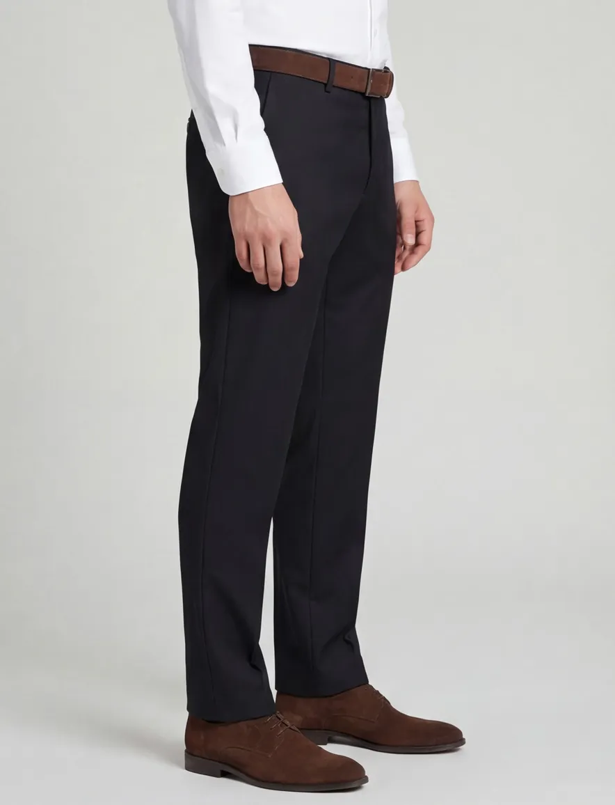 Club of Gents pantalon zwart effen