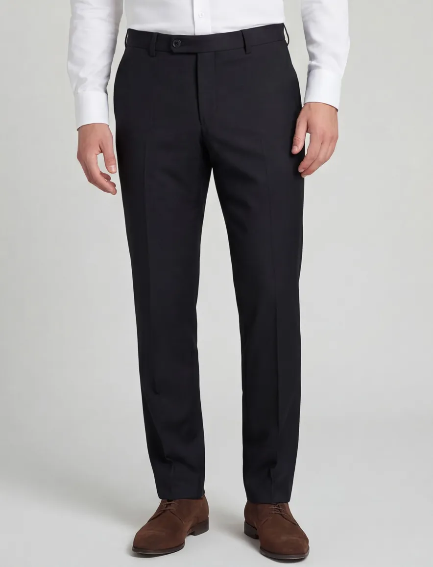 Club of Gents pantalon zwart effen