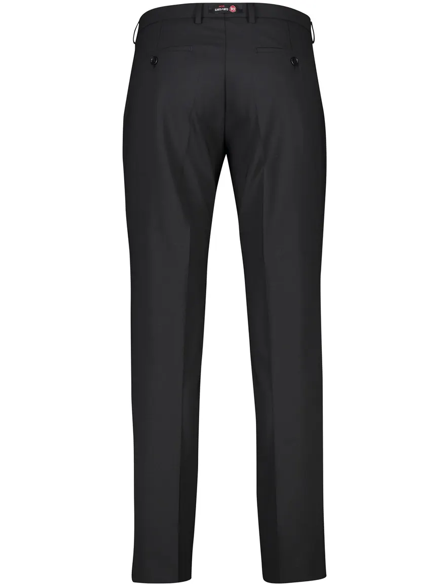 Club of Gents pantalon zwart effen slim fit