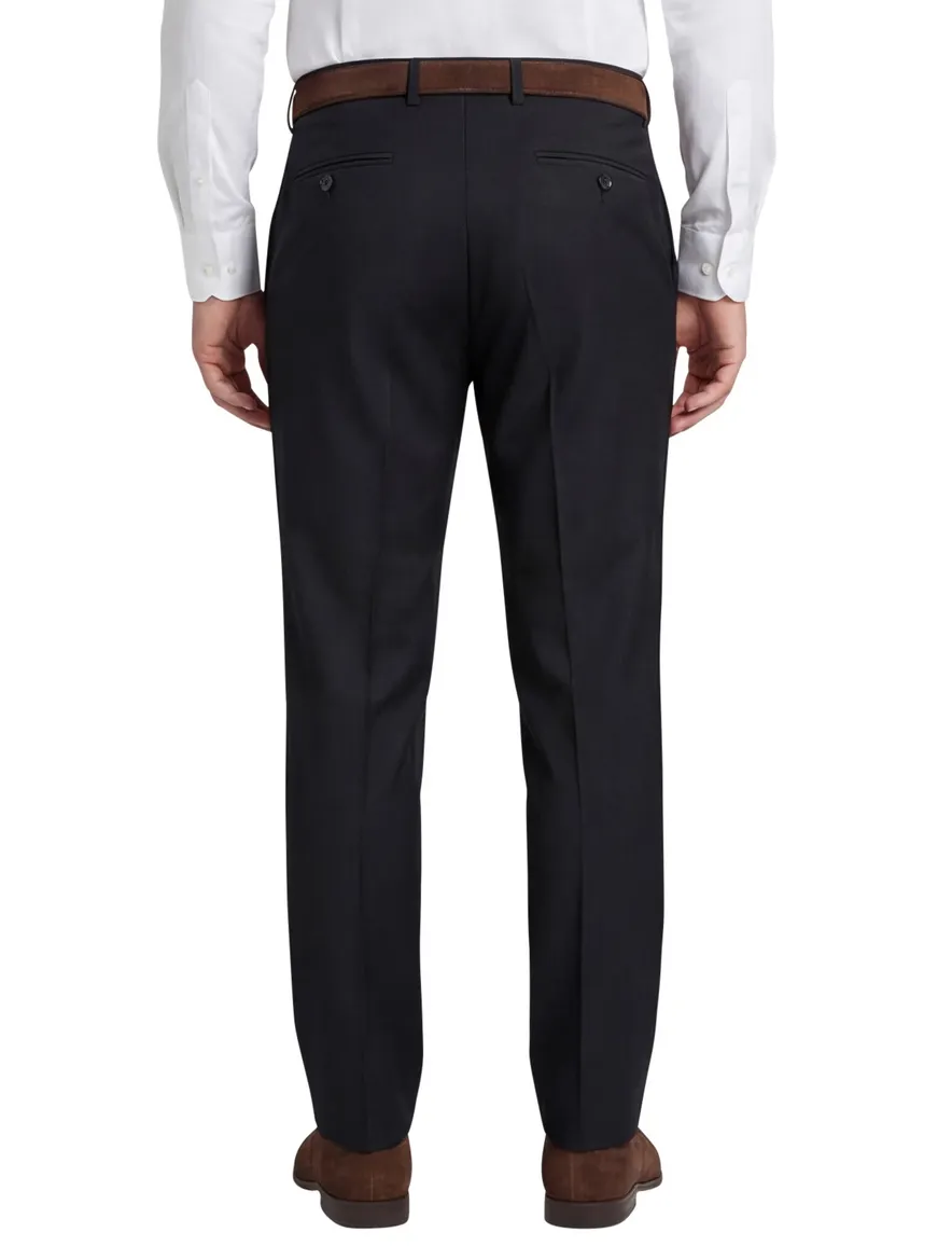 Club of Gents pantalon zwart effen slim fit