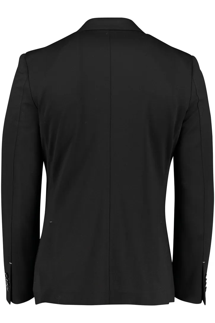 Blue Industry colbert mix & match zwart effen slim fit met borstzak