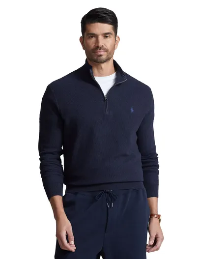Polo Ralph Lauren Polo Ralph Lauren trui big & tall navy normale fit katoen