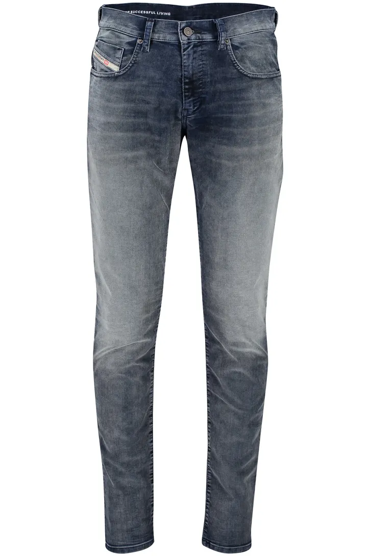 Diesel jeans D-strukt donkerblauw effen denim normale fit