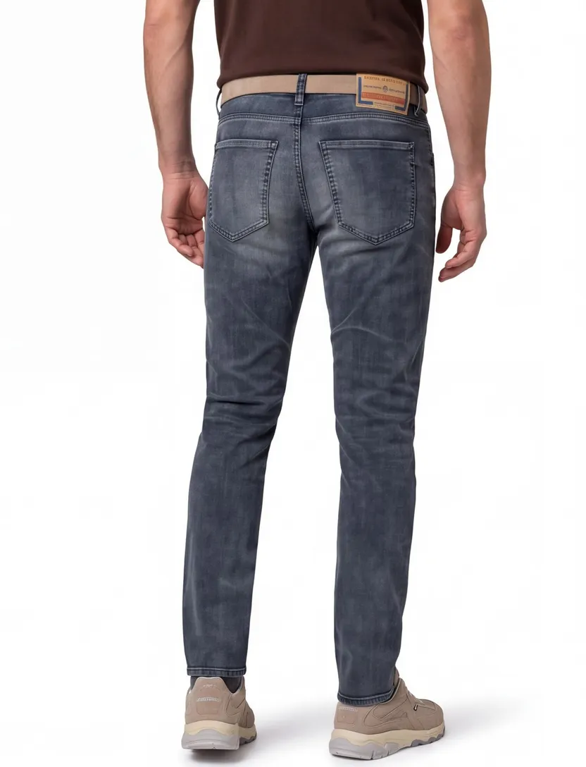 Diesel jeans D-strukt donkerblauw effen denim normale fit