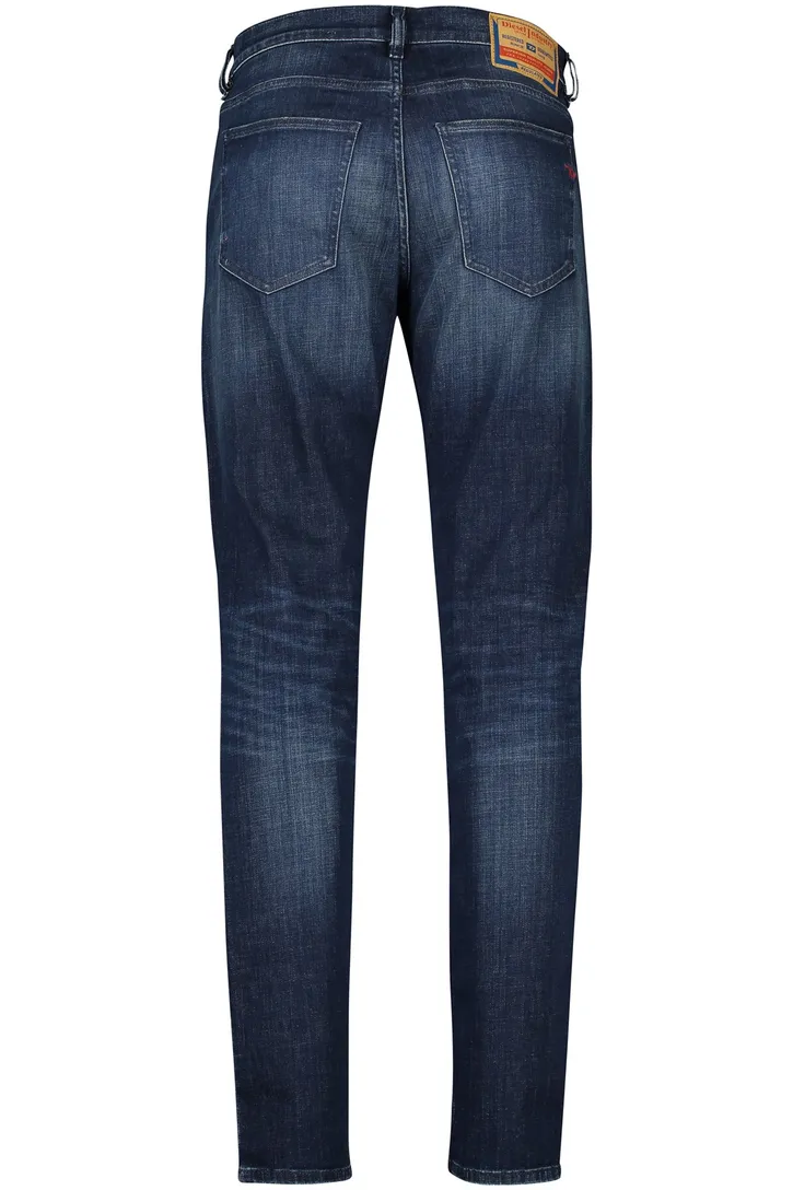 Diesel jeans 5-p donkerblauw effen denim D-strukt