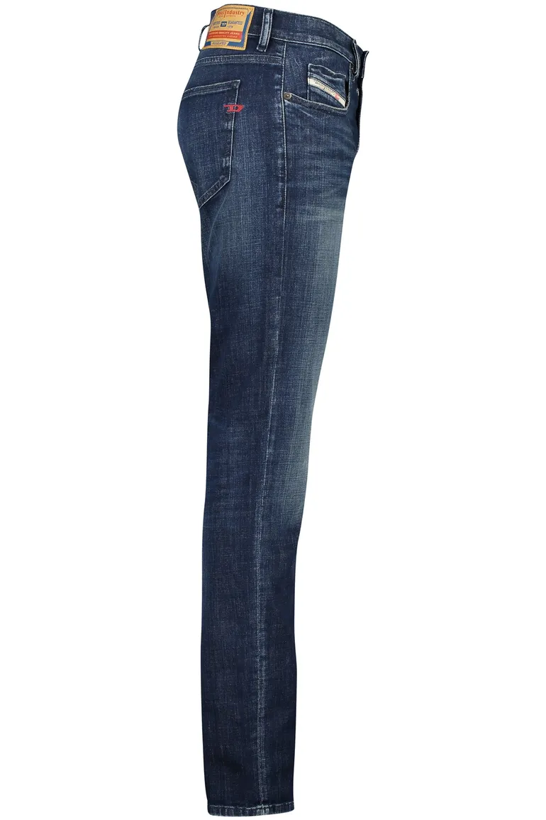 Diesel jeans D-strukt donkerblauw effen denim