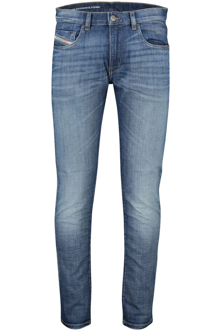 Diesel jeans blauw effen denim D-strukt