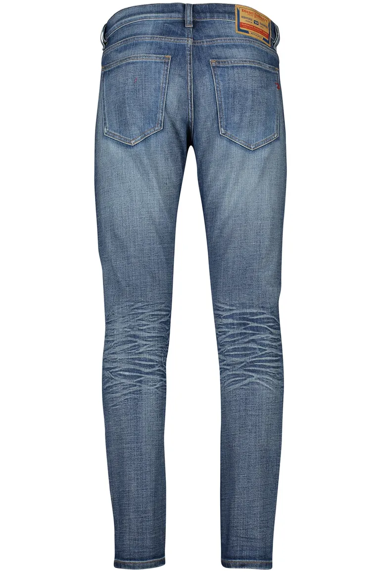 Diesel jeans blauw effen denim D-strukt