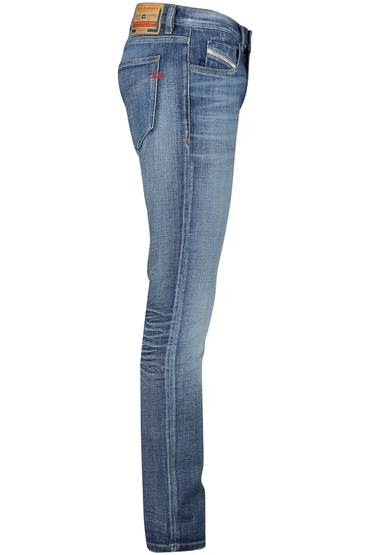 Diesel jeans blauw D-strukt 5-p effen denim