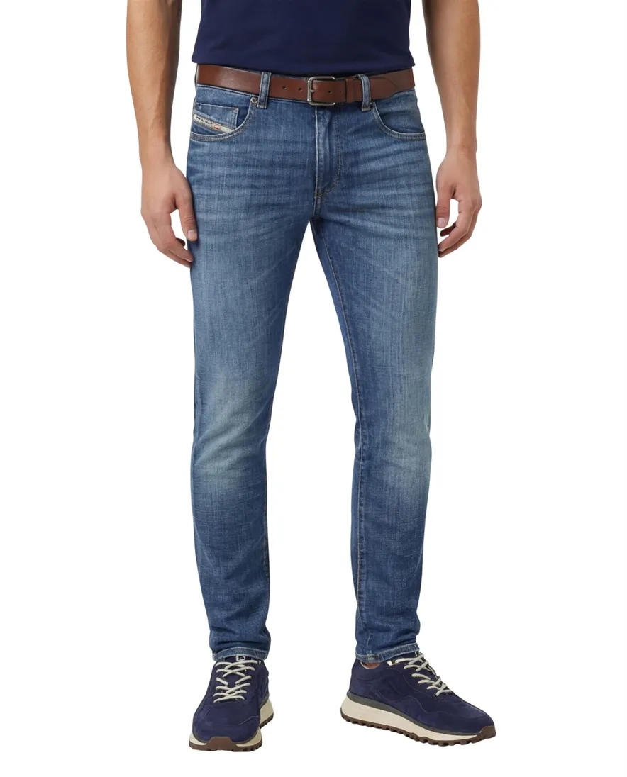 Diesel jeans blauw effen denim D-strukt