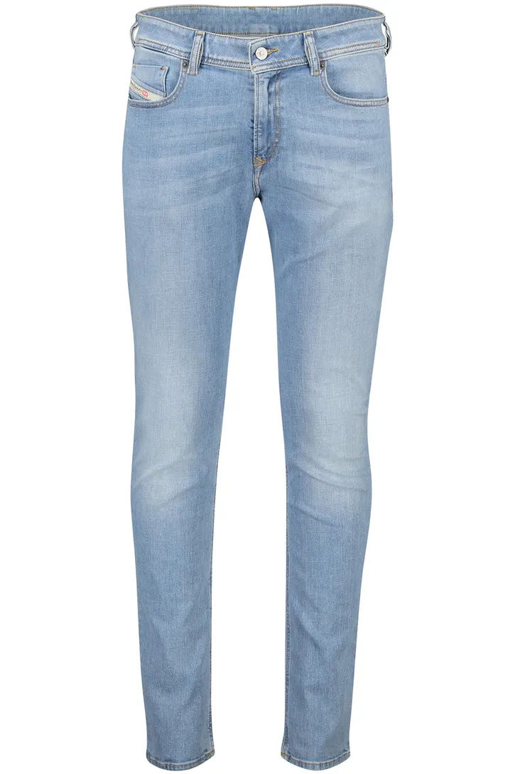 Diesel jeans Sleenker lichtblauw effen denim 5-p
