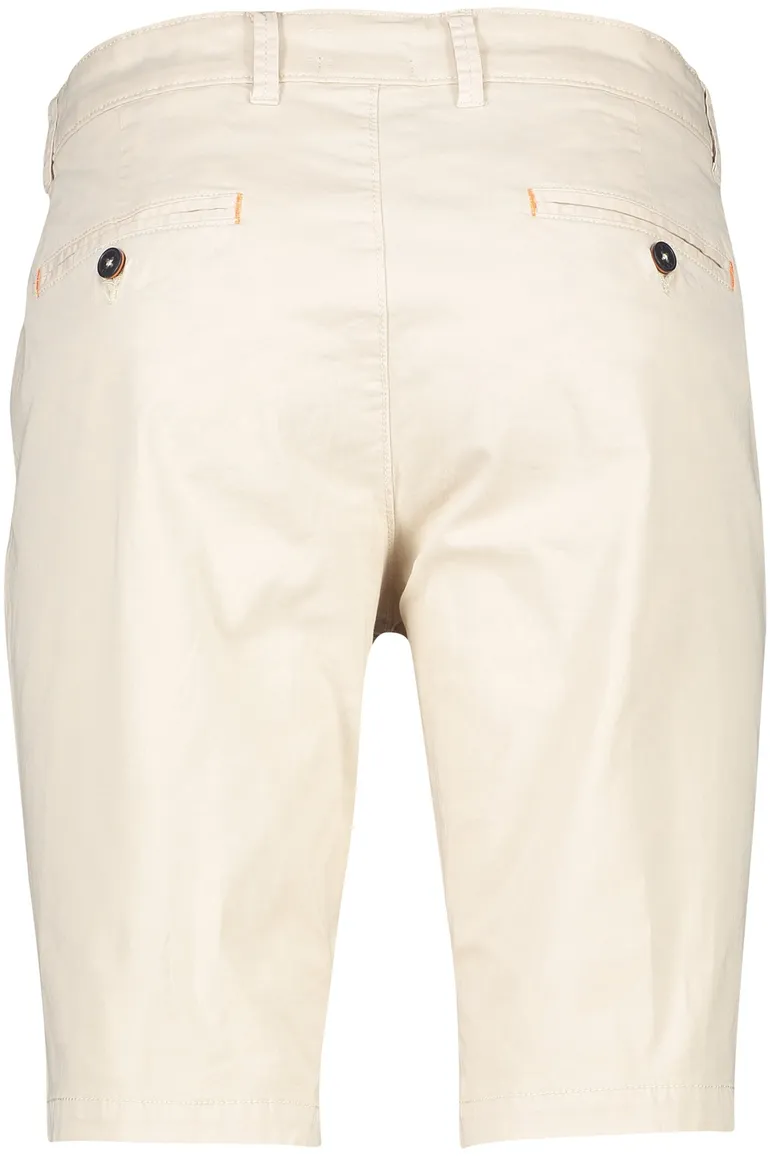 A Fish Named Fred korte broek beige met stretch