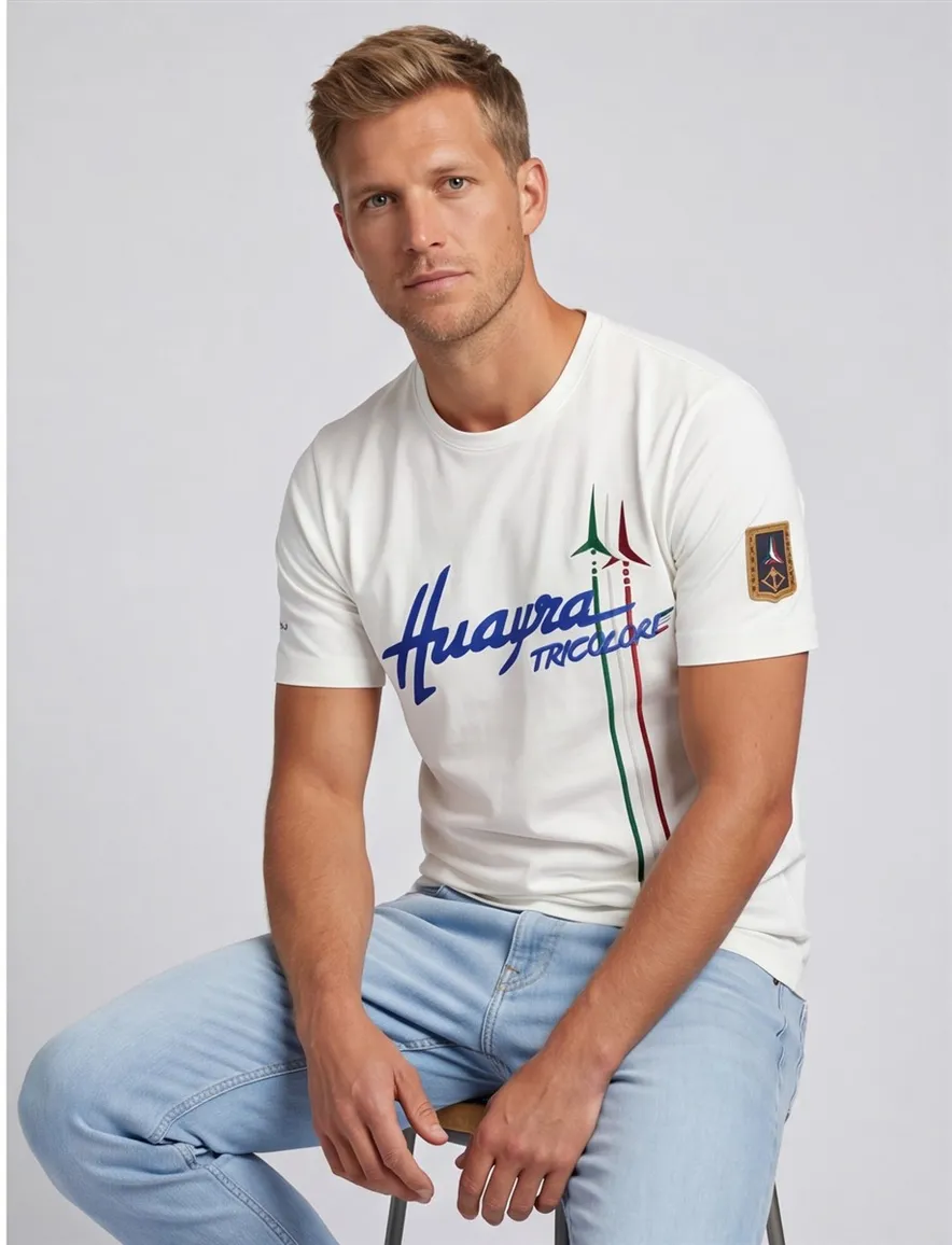 Aeronautica Militare t-shirt wit katoen