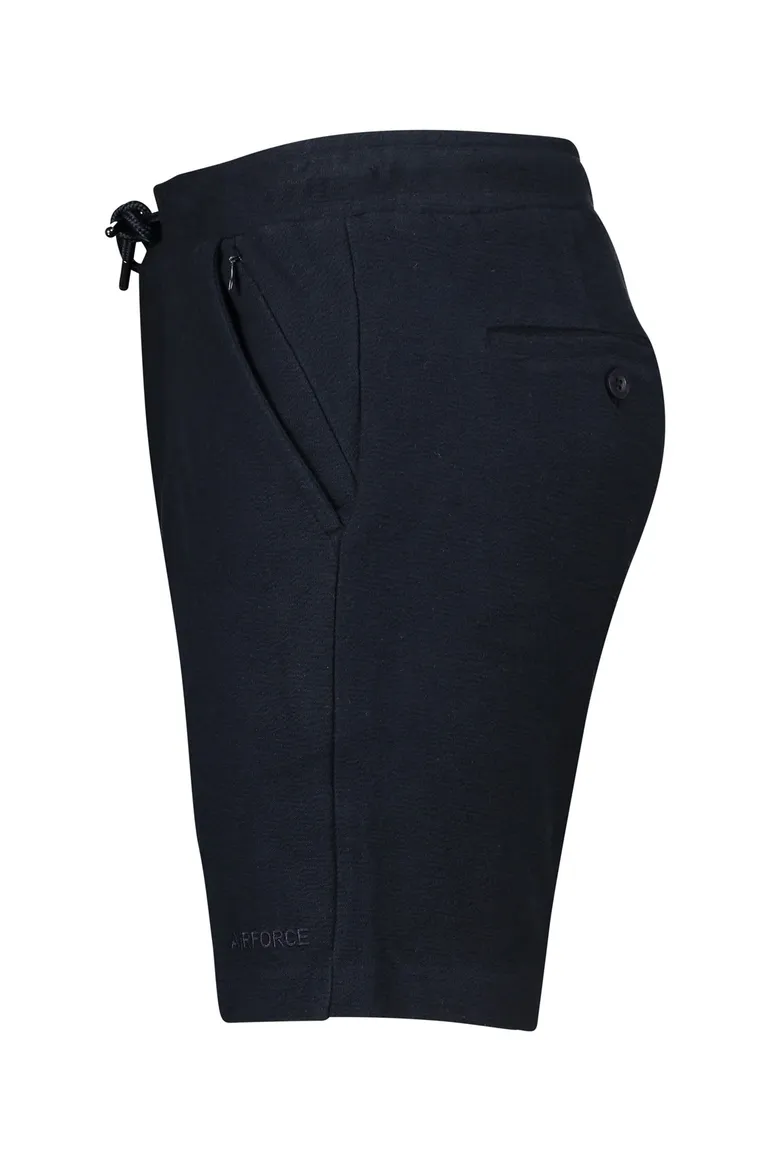 Airforce korte broek touwsluiting donkerblauw