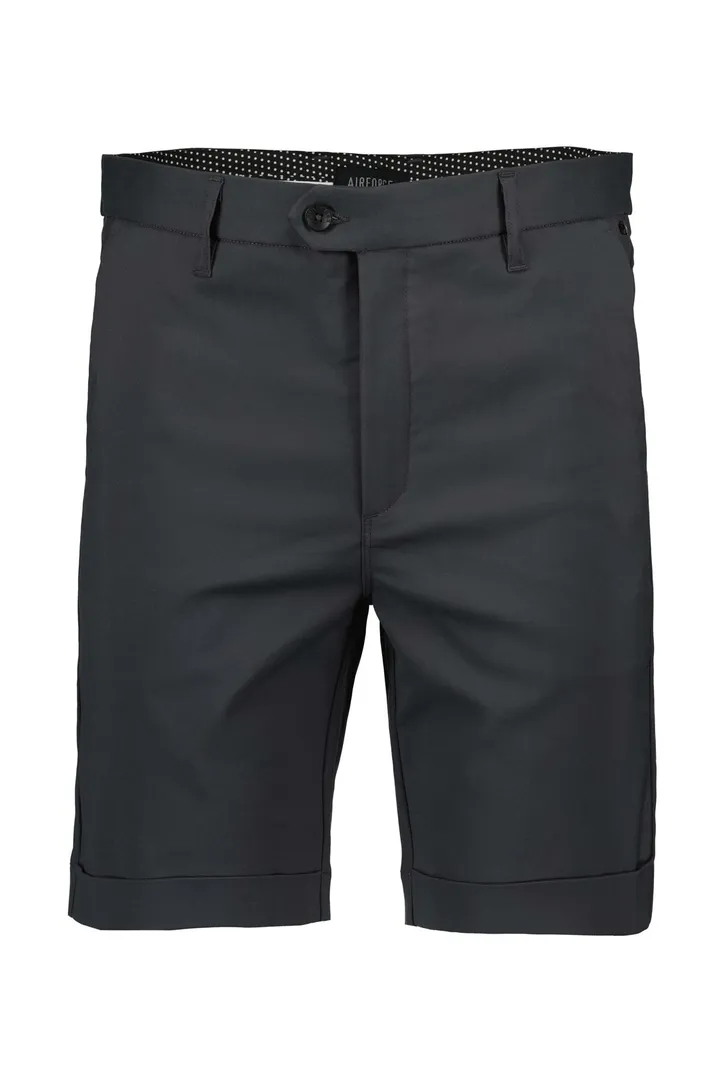 Airforce bermuda slim fit donkergrijs