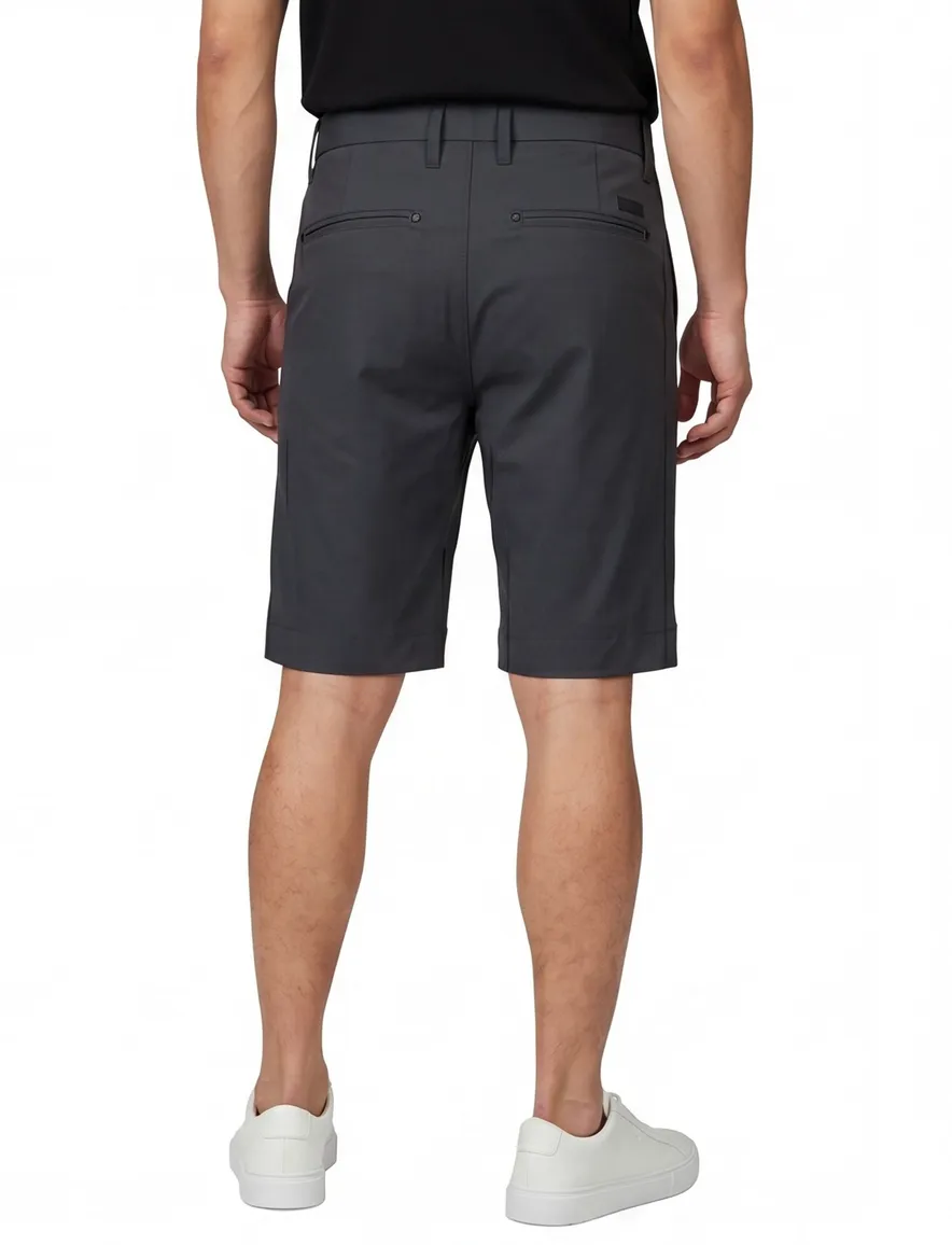 Airforce bermuda donkergrijs slim fit