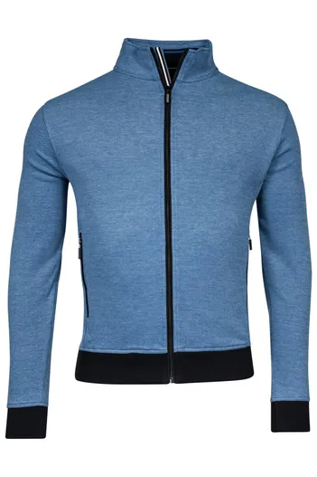 Baileys Baileys vest blauw katoen