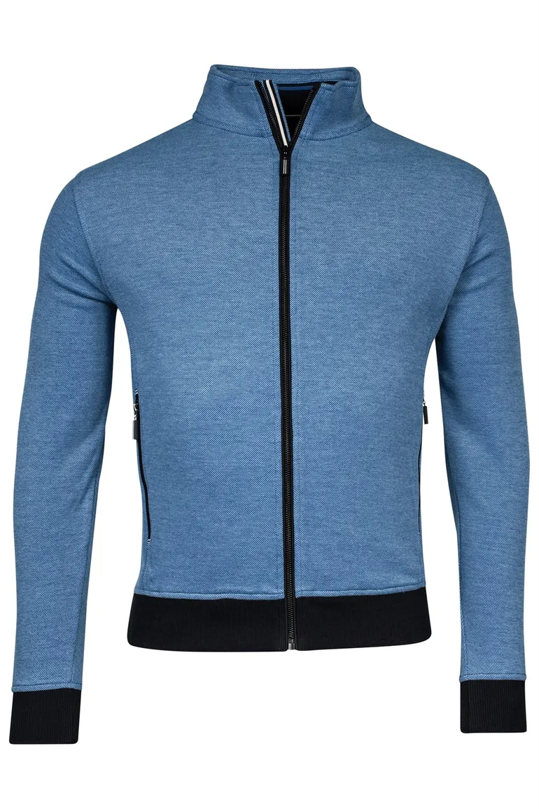 Baileys vest cobalt katoen