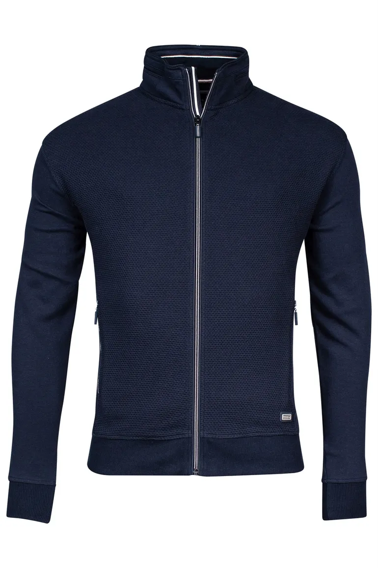 Vest Baileys donkerblauw katoen