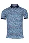 katoenen Baileys polo blauw geprint