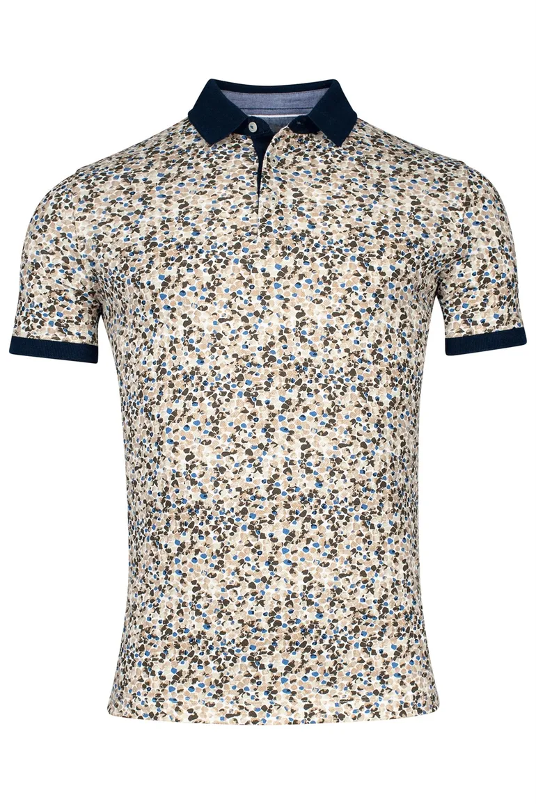 Baileys katoenen polo beige