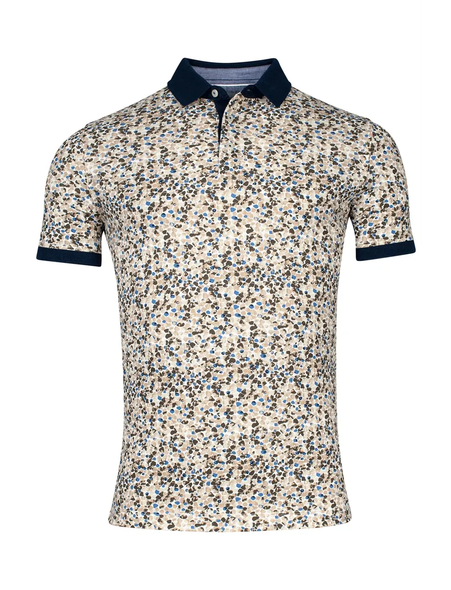 Baileys katoenen polo beige