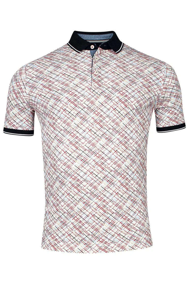 Baileys polo rood printje