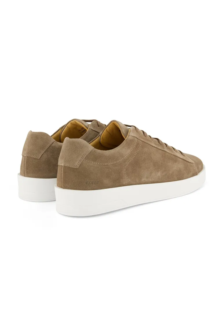 Blackstone lage schoen bruin suede