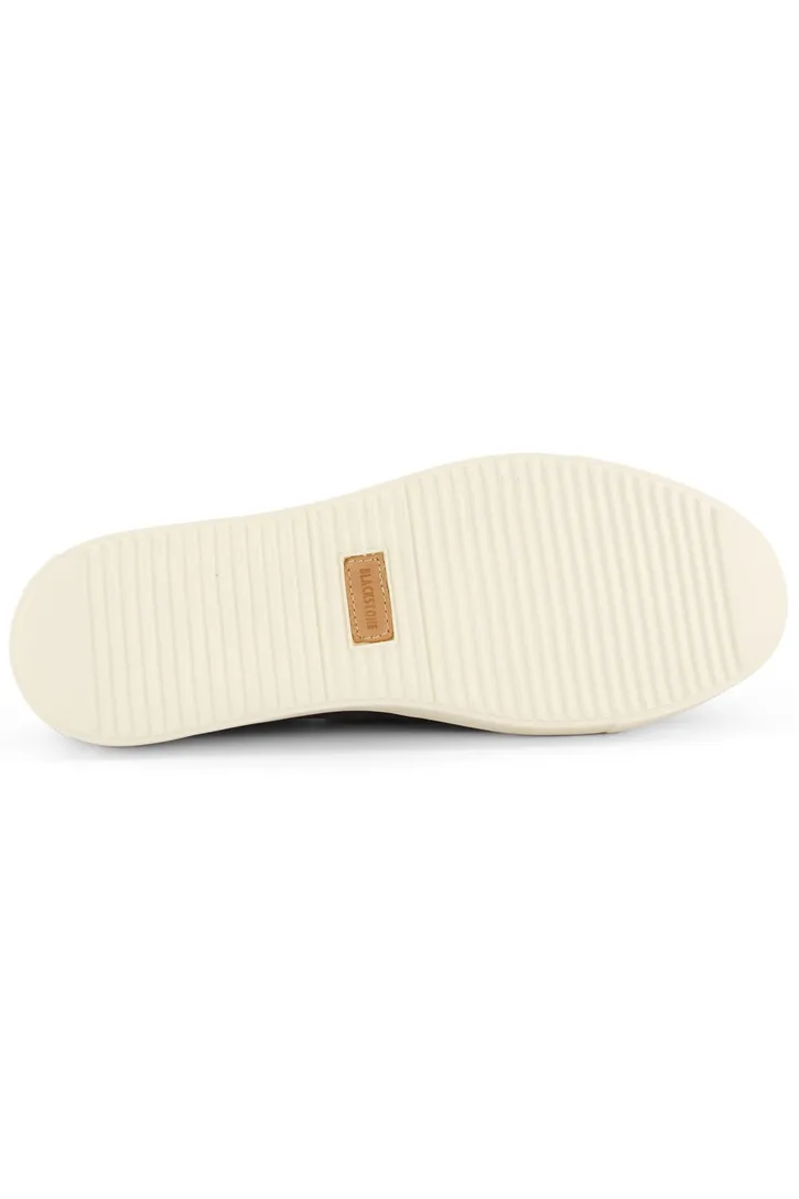Blackstone loafers blauw effen leer suede