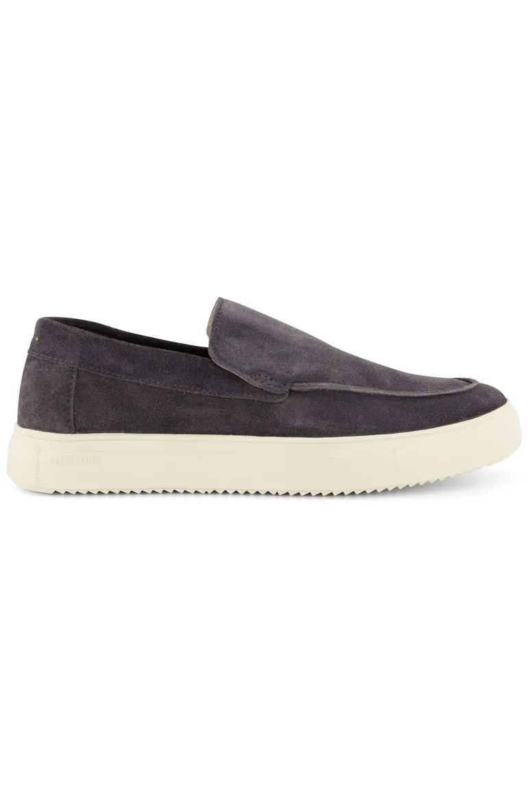 Blackstone loafers blauw effen suede