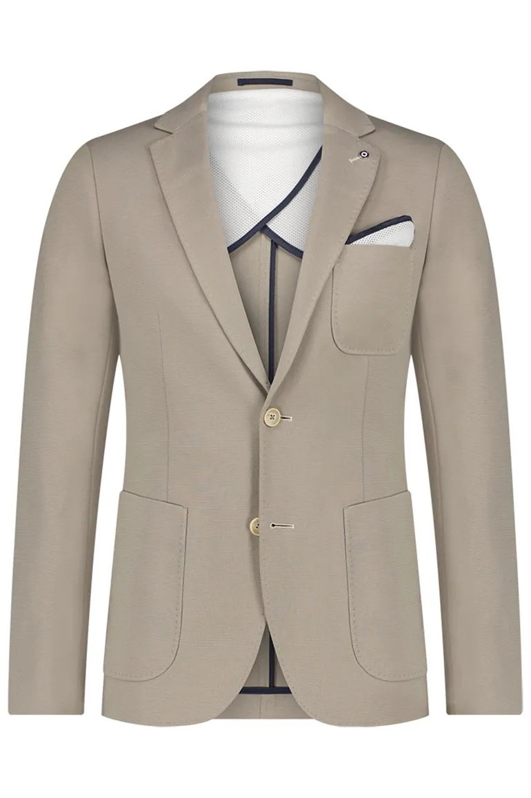 Blue Industry colbert beige effen