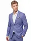 Blue Industry colbert effen blauw katoen