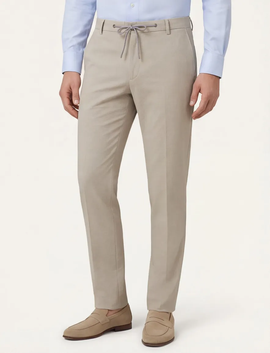 Blue Industry pantalon beige effen