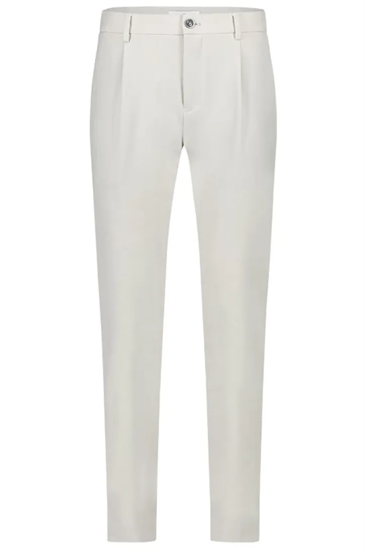 Blue Industry pantalon wit effen