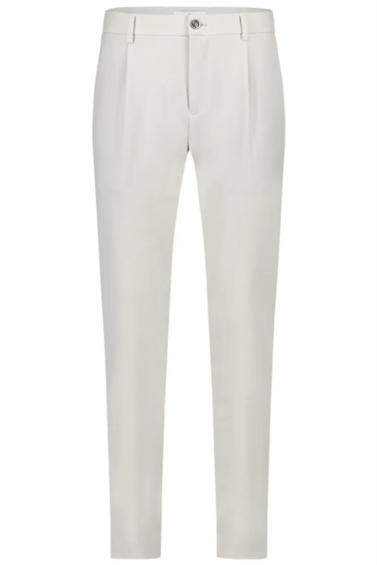 Blue Industry pantalon wit effen