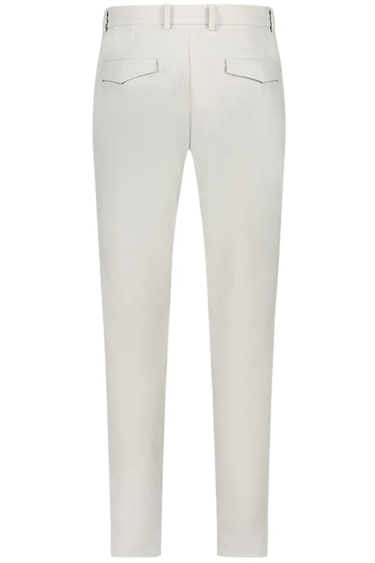 Blue Industry pantalon wit effen