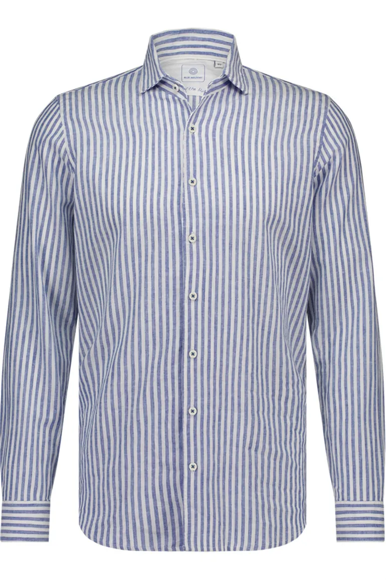 casual overhemd blauw Blue industry