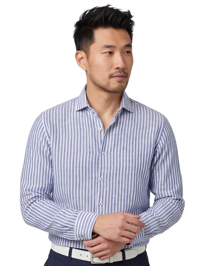 Blue Industry casual overhemd blauw Blue industry