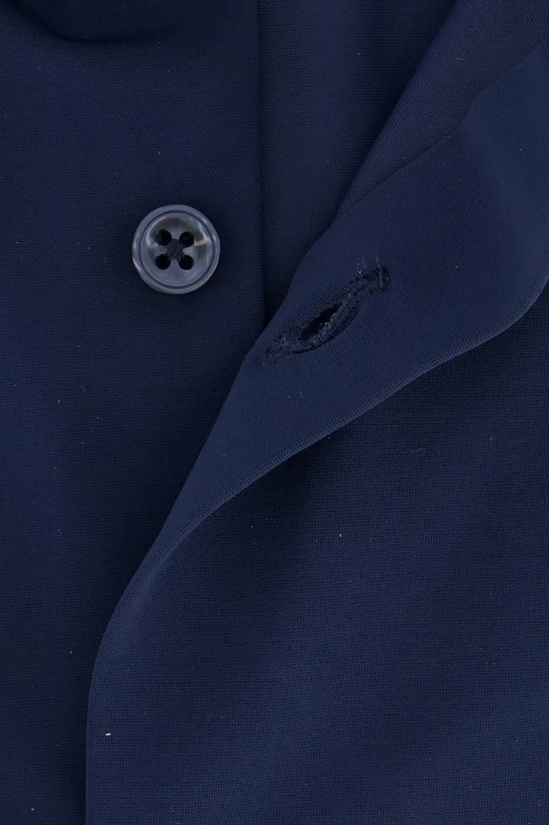 Blue Industry overhemd navy 24/7 stretch