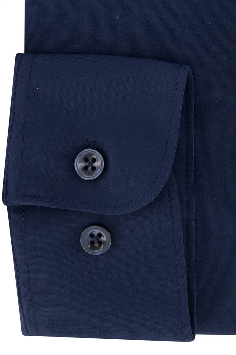 Blue Industry overhemd navy 24/7 stretch