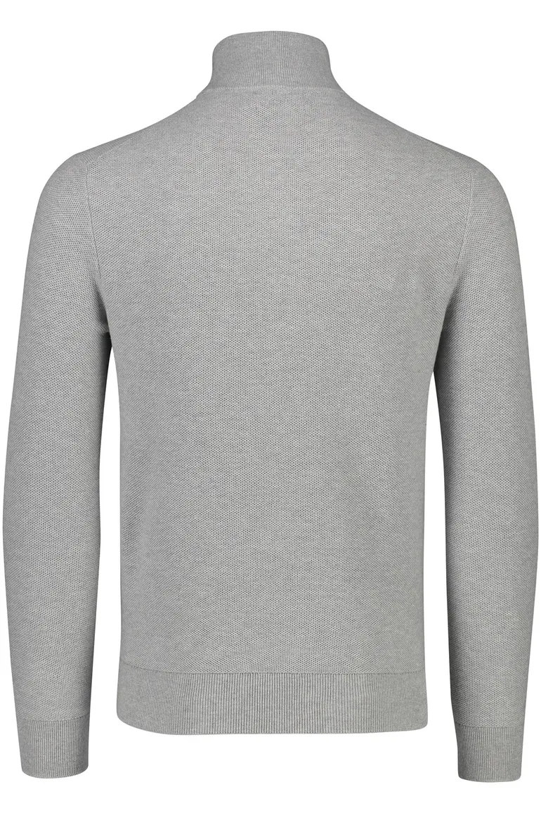 Polo Ralph Lauren half zip trui grijs katoen normale fit