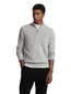 Polo Ralph Lauren katoenen trui half zip grijs normale fit